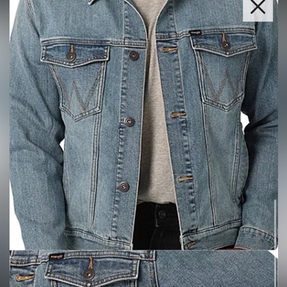 Wrangler® Mens Denim Jacket - Picture 2 of 6